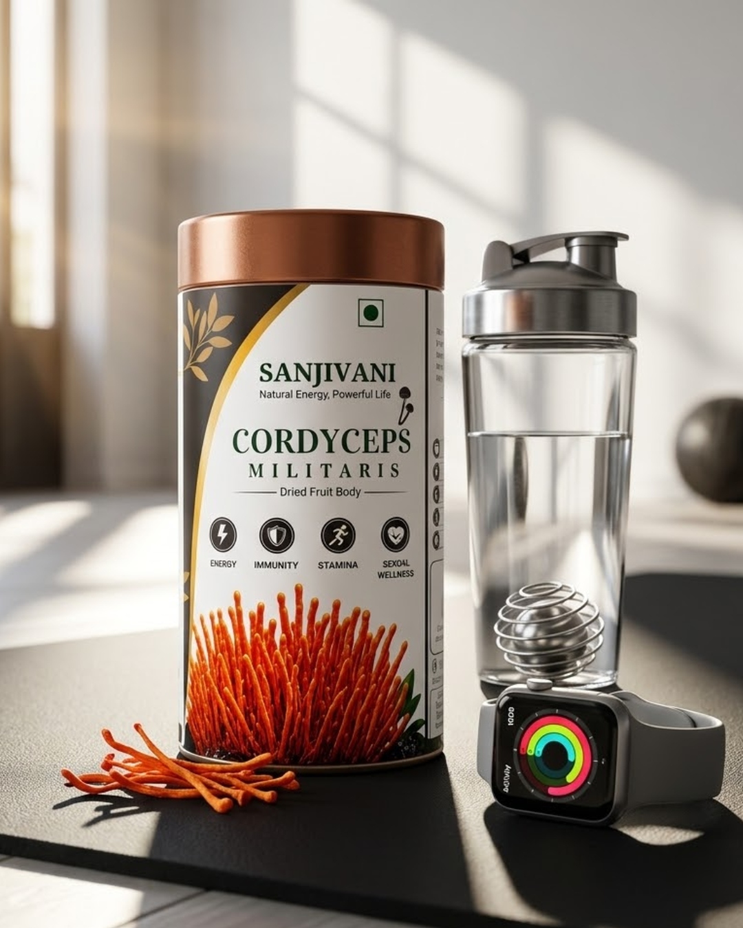Sanjivani Life Cordyceps Militaris – Pack of 3 (30g × 3)